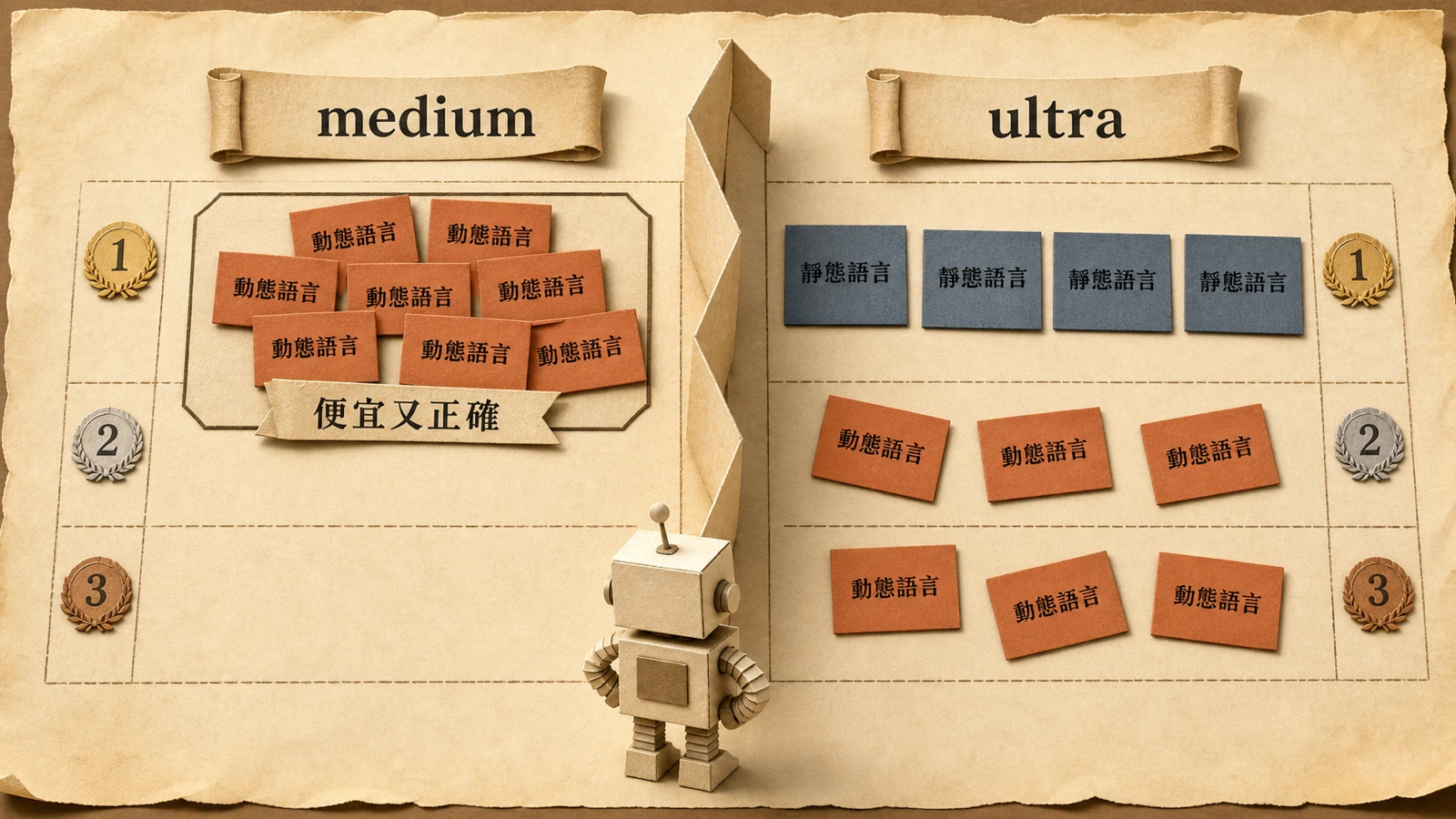 zstd 在 medium 努力度下動態語言略佔優，但切到 ultra，前段班反倒是幾個靜態語言。