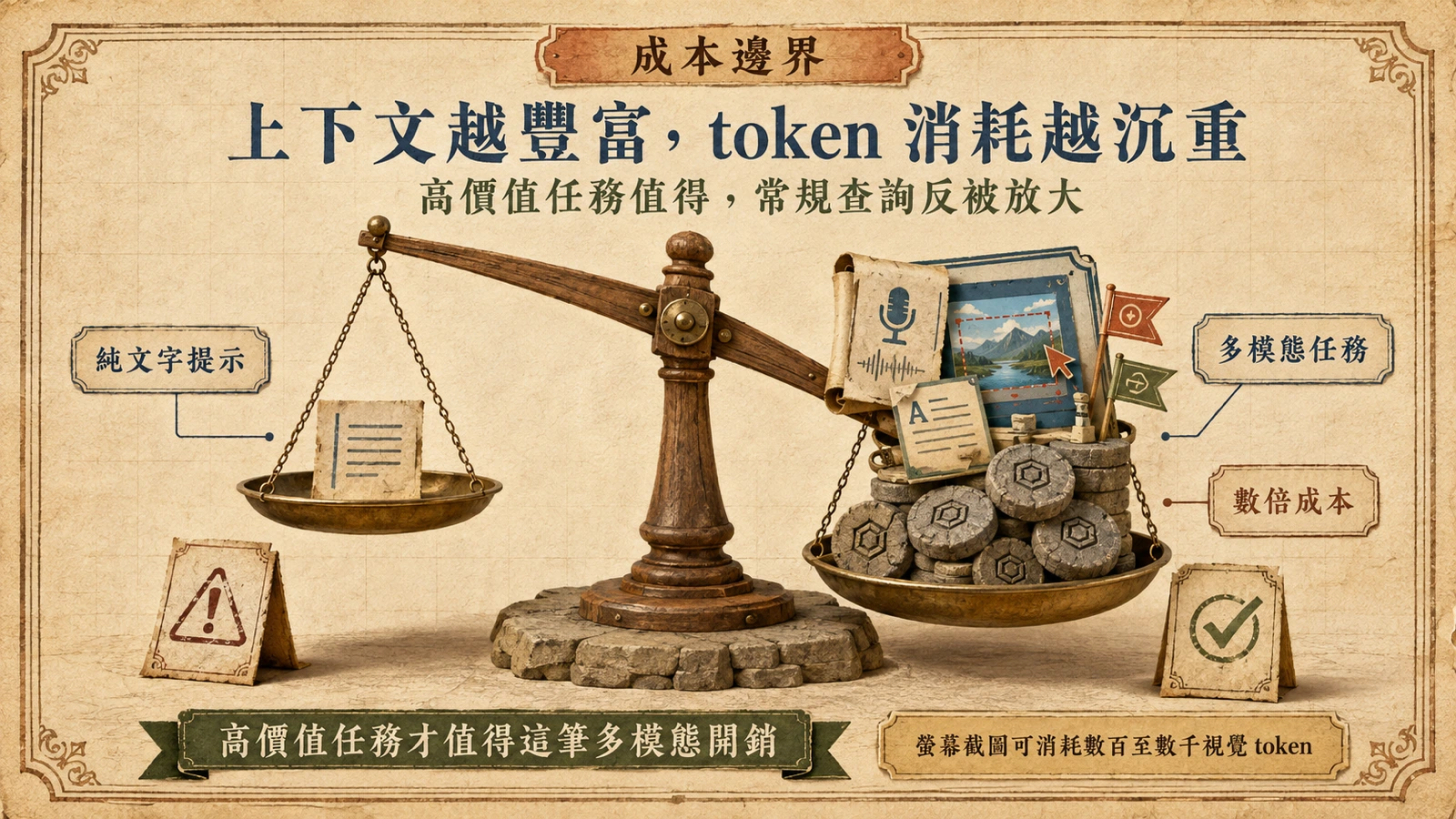 多模態任務比單純文字提示承載更多資訊，也需要更複雜的理解與決策能力。